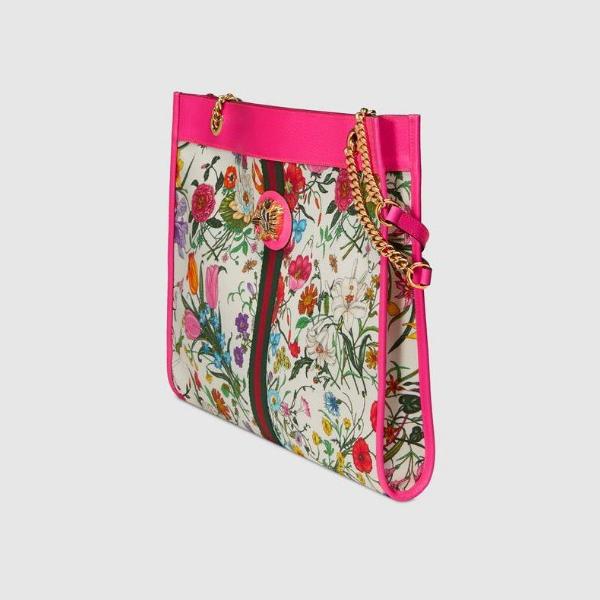 グッチ コピー 19SS Borsa shopping Rajah misura grande 花柄 トート 9021807